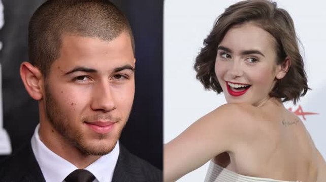 Nick Jonas supuestamente está saliendo con Lily Collins