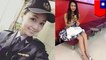 Taiwanese cop with pretty face and long legs becomes Internet sensation