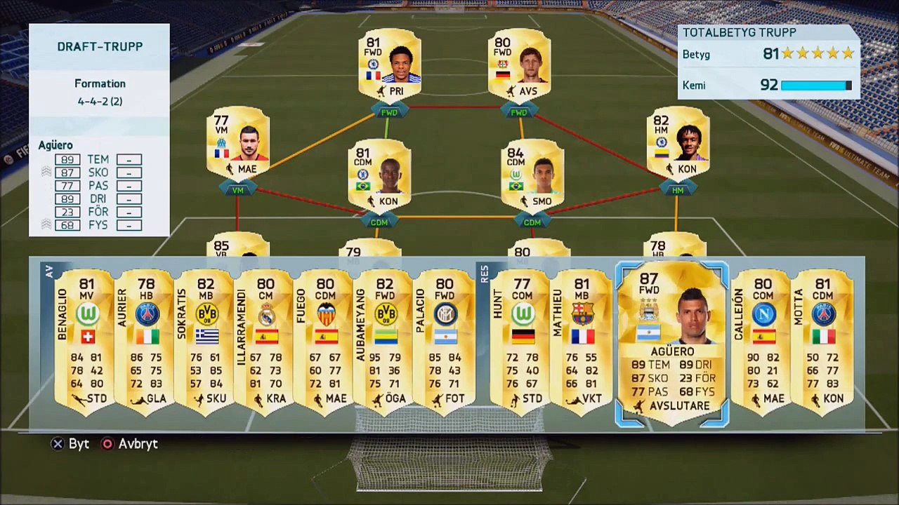 Fifa 16 demo- fut draft