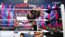 The Rock saves John Cena and gets attacked by CM Punk at 100th Episode of RAW