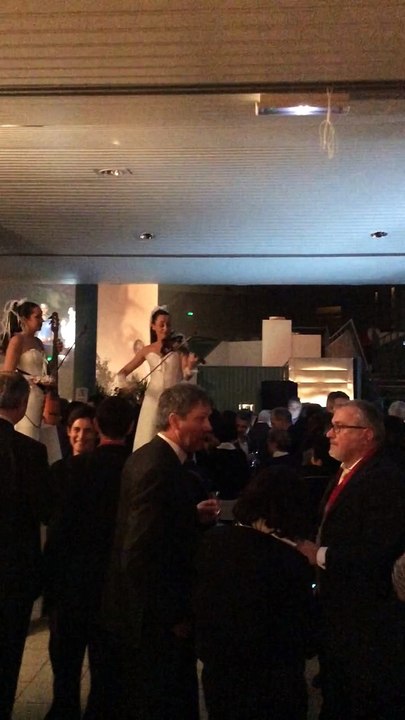 Violonissima Violon et Contrebasse électrique sur échasses. Violoniste Echassiers