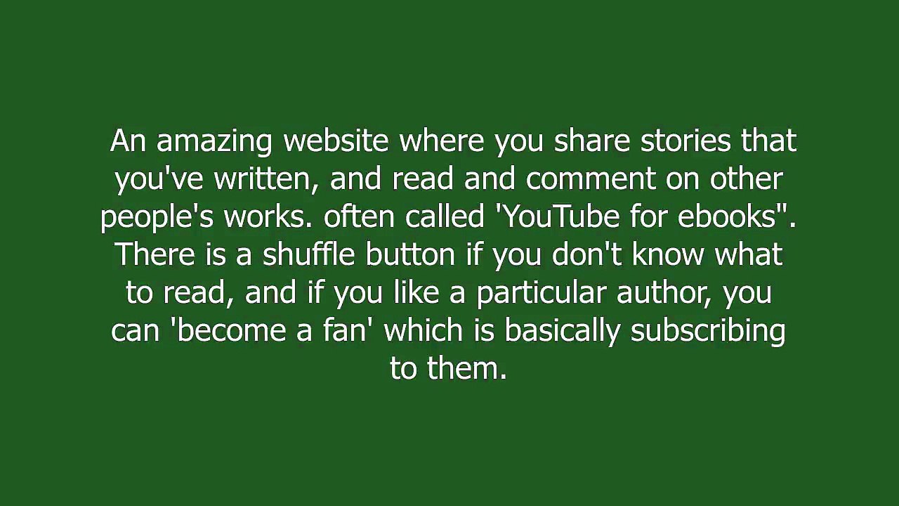 Wattpad meaning and pronunciation video Dailymotion