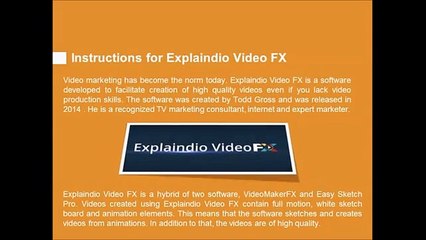 Explaindio Video FX Review