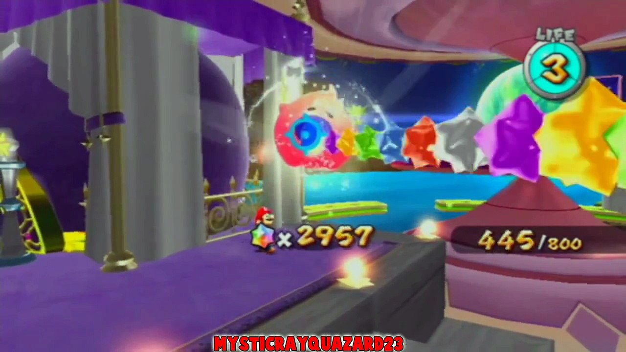 Super Mario Galaxy - Gameplay Walkthrough - Part 22 - Bowsers Dark Matter Plant & More [Wii]