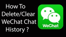 WeChat Tutorial: How To Delete WeChat Chat History -2016