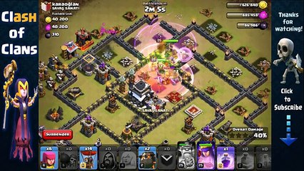 Clash of Clans - Archer Queen Walk + GoLaLoon 3 Star Attack Stra
