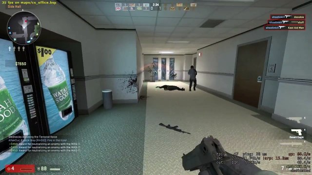 Counter Strike Go GamePlay 5 Sniper+shotgun kill Spre