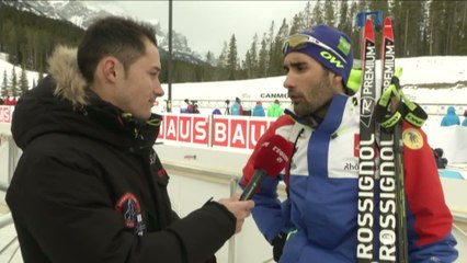 Download Video: Biathlon - CM - Canmore : M. Fourcade «Il ne fallait pas passer à travers»