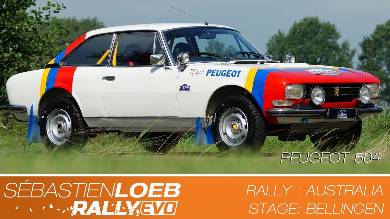 Sebastien Loeb Rally Evo - Peugeot 504 - Bellingen