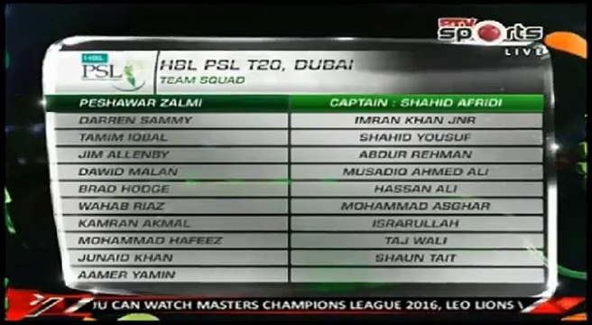 PSL Opening Ceremony 4 February 2016 - Pakistan Super League 2016 Opening Ceremony