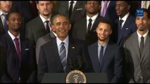 Quand Barack Obama imite Stephen Curry
