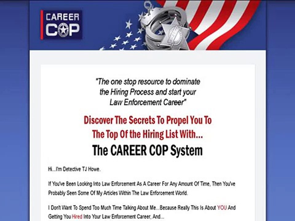 Career Cop Law Enforcement Hiring System