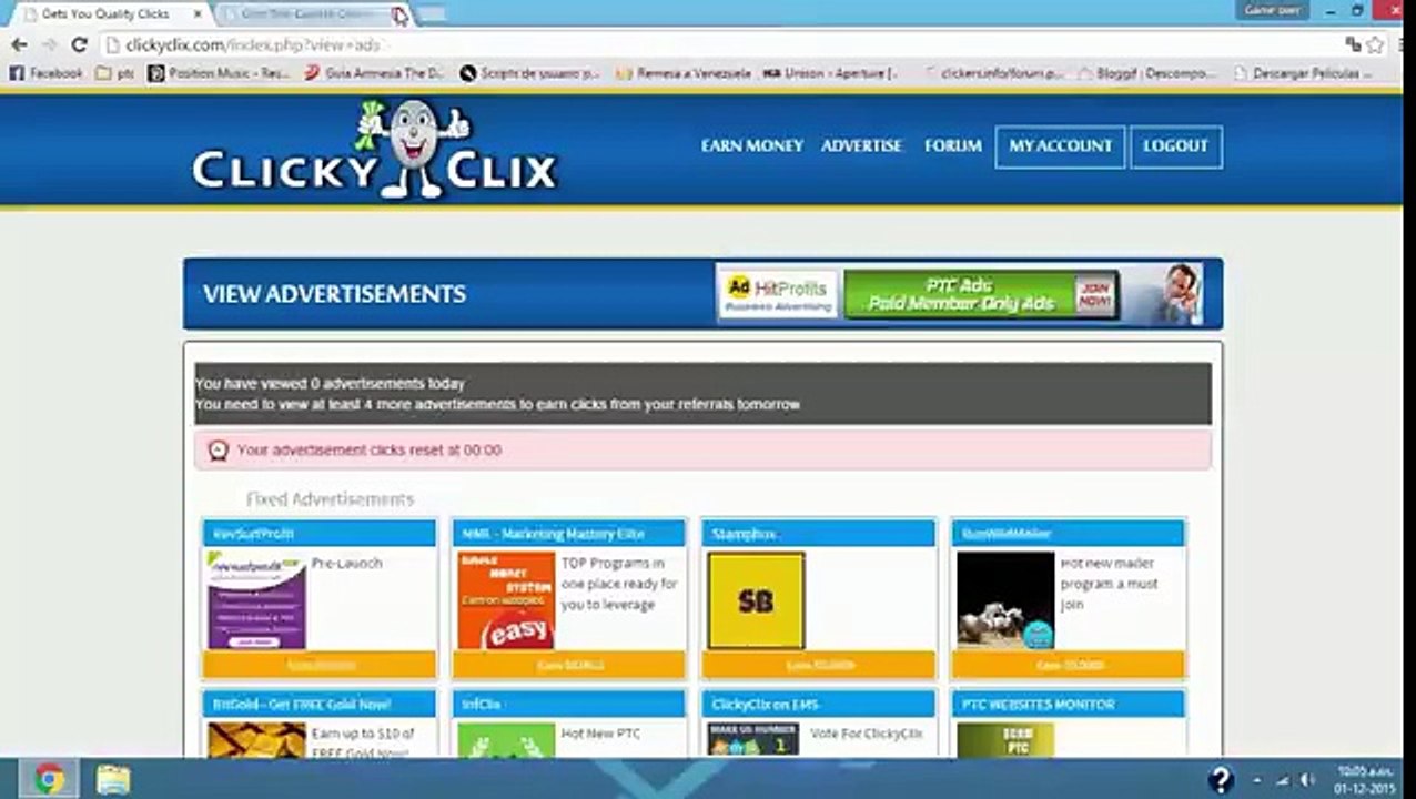 Gana dinero con encuestas, anuncios y ofertas | clickyclix