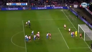 Bart Ramselaar Goal - PSV Eindhoven 0-1 FC Utrecht KNVB Beker 4-2-2016