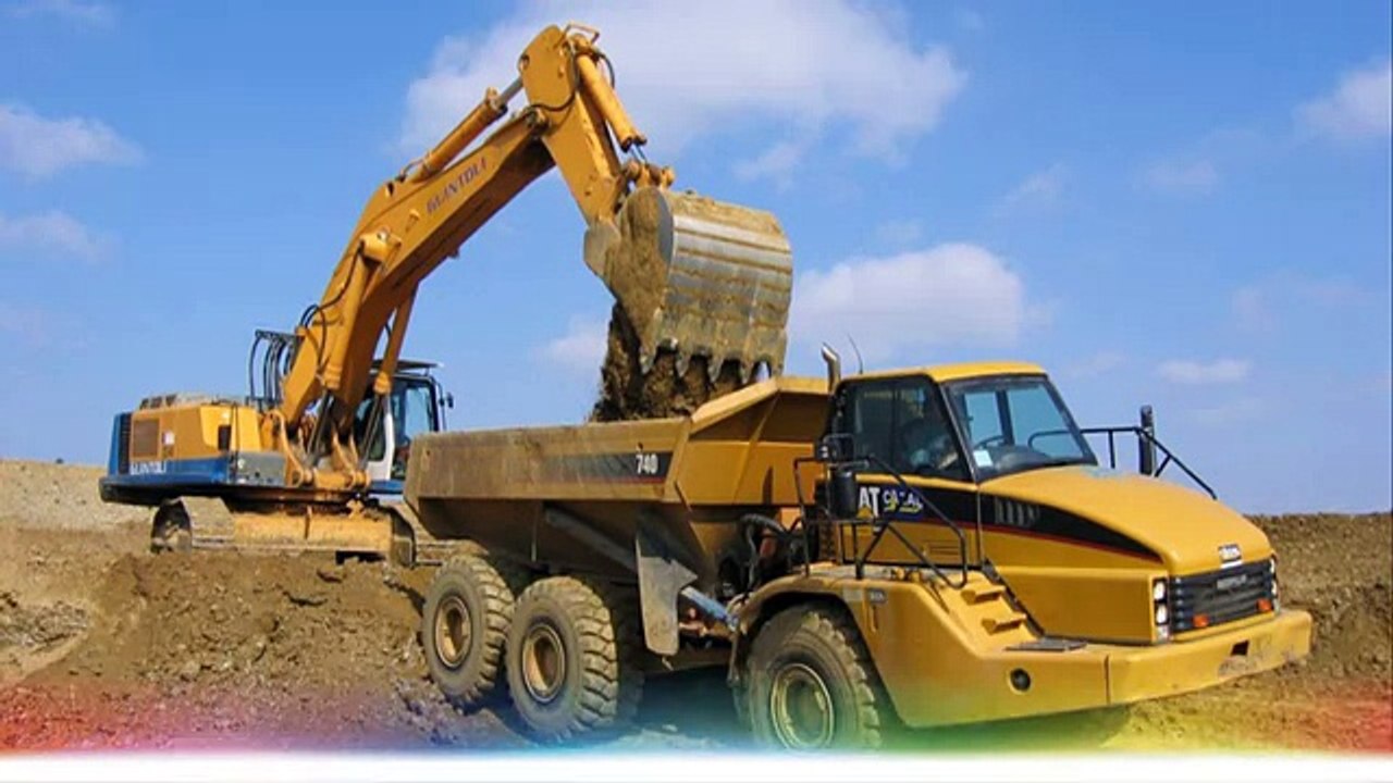 Caterpillar tipper trucks - Грузовики и самосвалы Катерпиллер