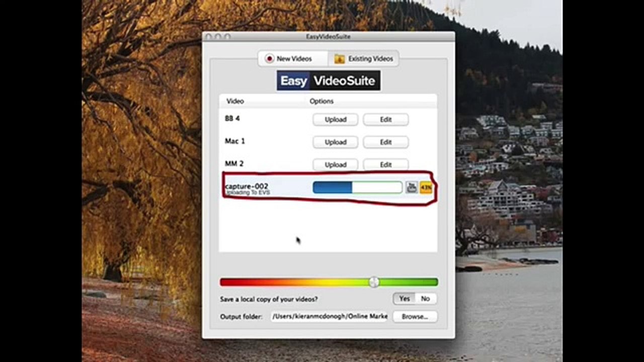 Easy Video Suite Desktop App Uploader & Player Demo