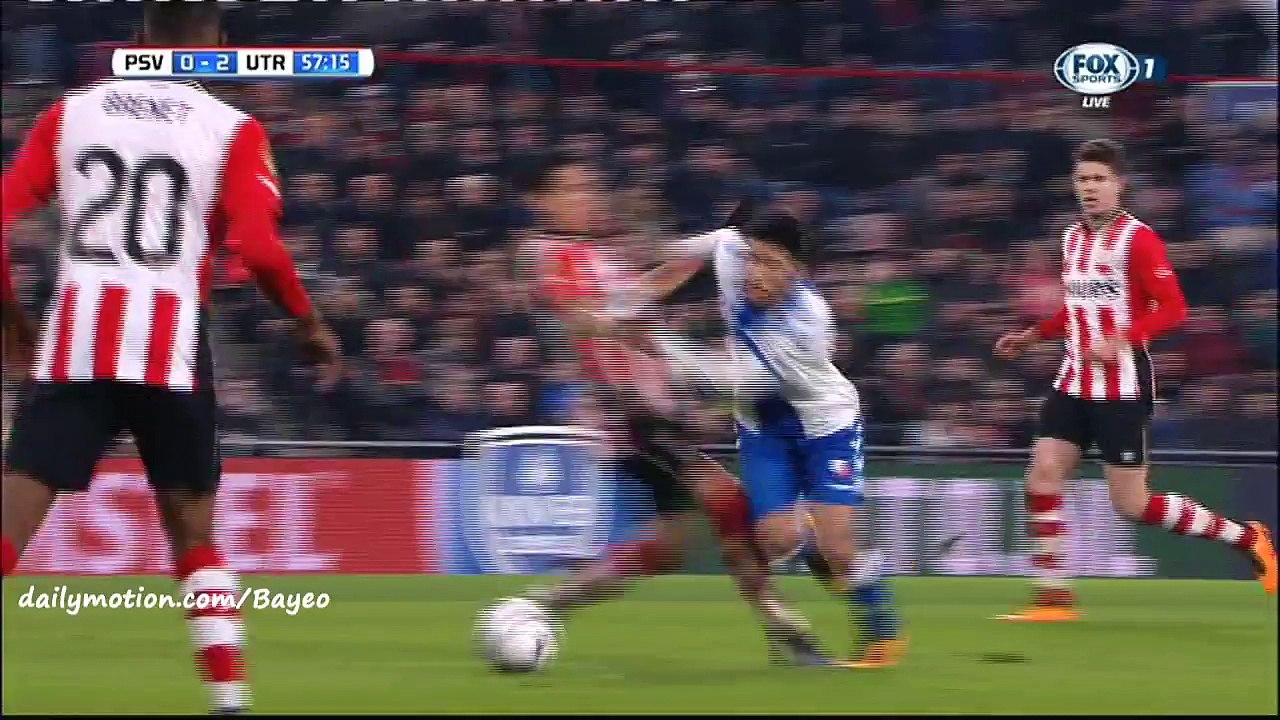 Bart Ramselaar Goal HD - PSV 0-3 Utrecht - 04-02-2016