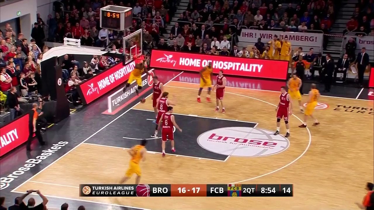 Highlights: Brose Baskets Bamberg-FC  Barcelona Lassa