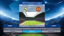 PES 2016 Real Madrid vs Manchester United Semifinals 2nd Leg Champions League