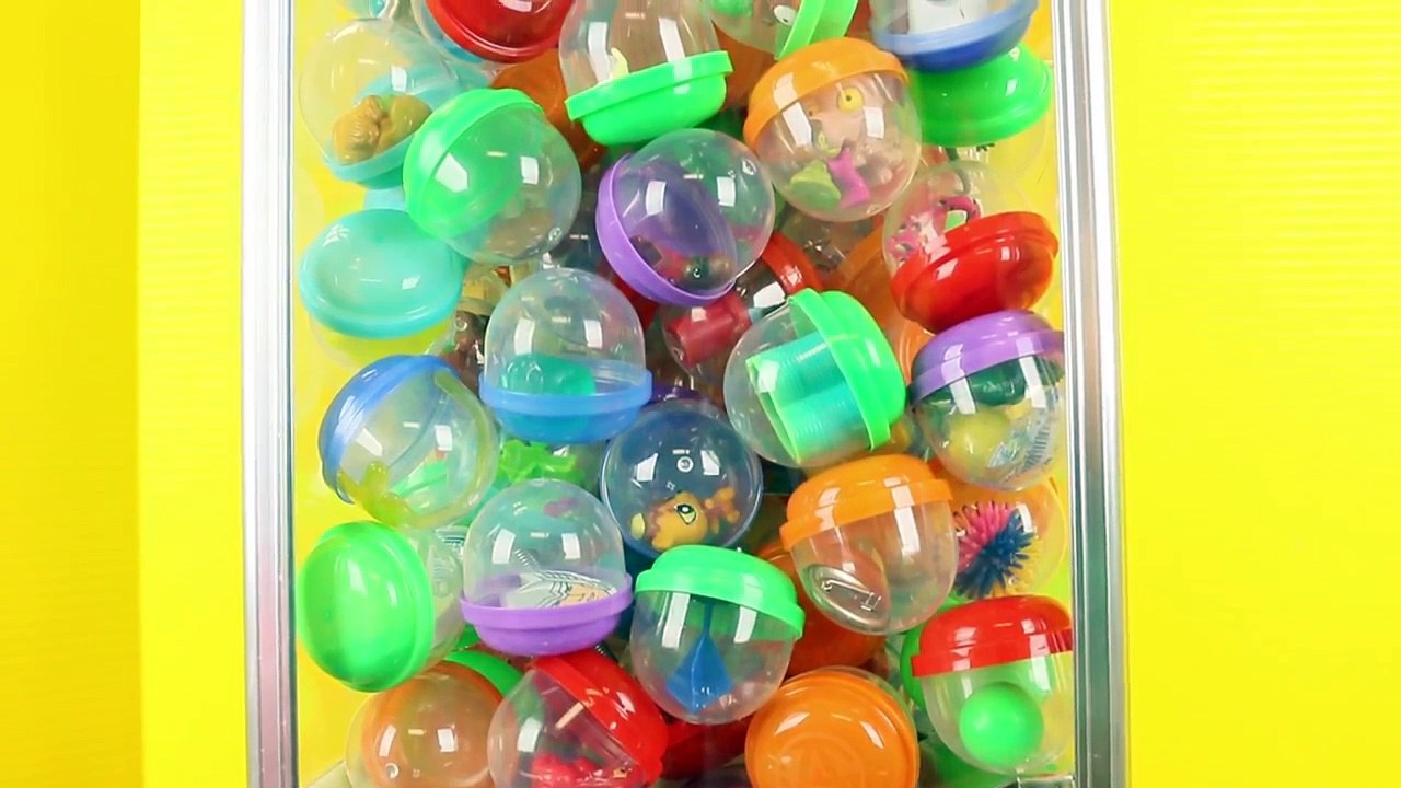 GIANT SURPRISE TOYS Coin Toy Machine & Egg Prizes like Avengers Superheroes, Shopkins, Ugg