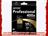 Lexar 128GB Professional 400x SDXC - Tarjeta de memoria SecureDigital de 128 GB (SDXC UHS-I