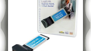 LogiLink Serial Express Card - Tarjeta PCMCIA (ExpressCard RS232)