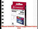 Transcend TS64GCF400 - Tarjeta de memoria Compact Flash de 64 GB