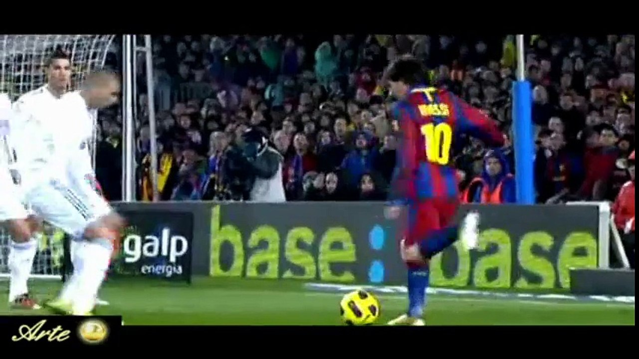 Barcelona`s 'Magic Triangle' in the 2010/11 5-0 rout of Real Madrid