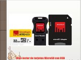 Strontium Nitro MicroSD UHS-1 de tarjeta de memoria con adaptador y lector de tarjetas 32 GB