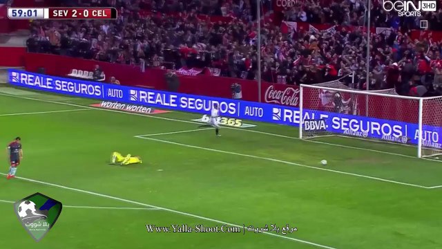 اهداف مباراة اشبيلية وسيلتا فيغو 4-0 تعليق حفيظ دراجي