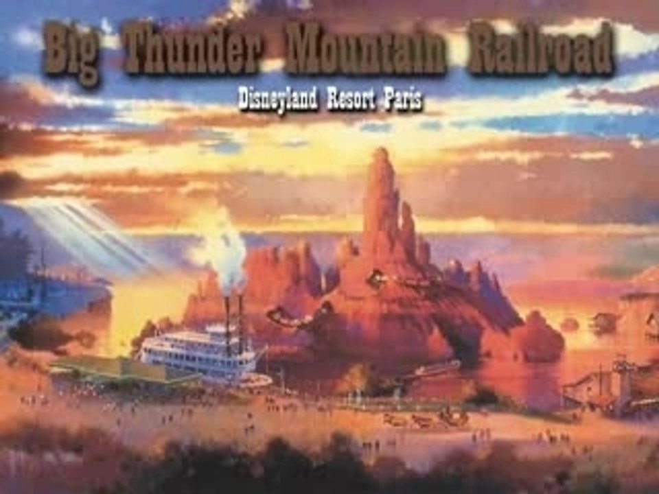 Disneyland Paris - Big Thunder Mountain - Onride