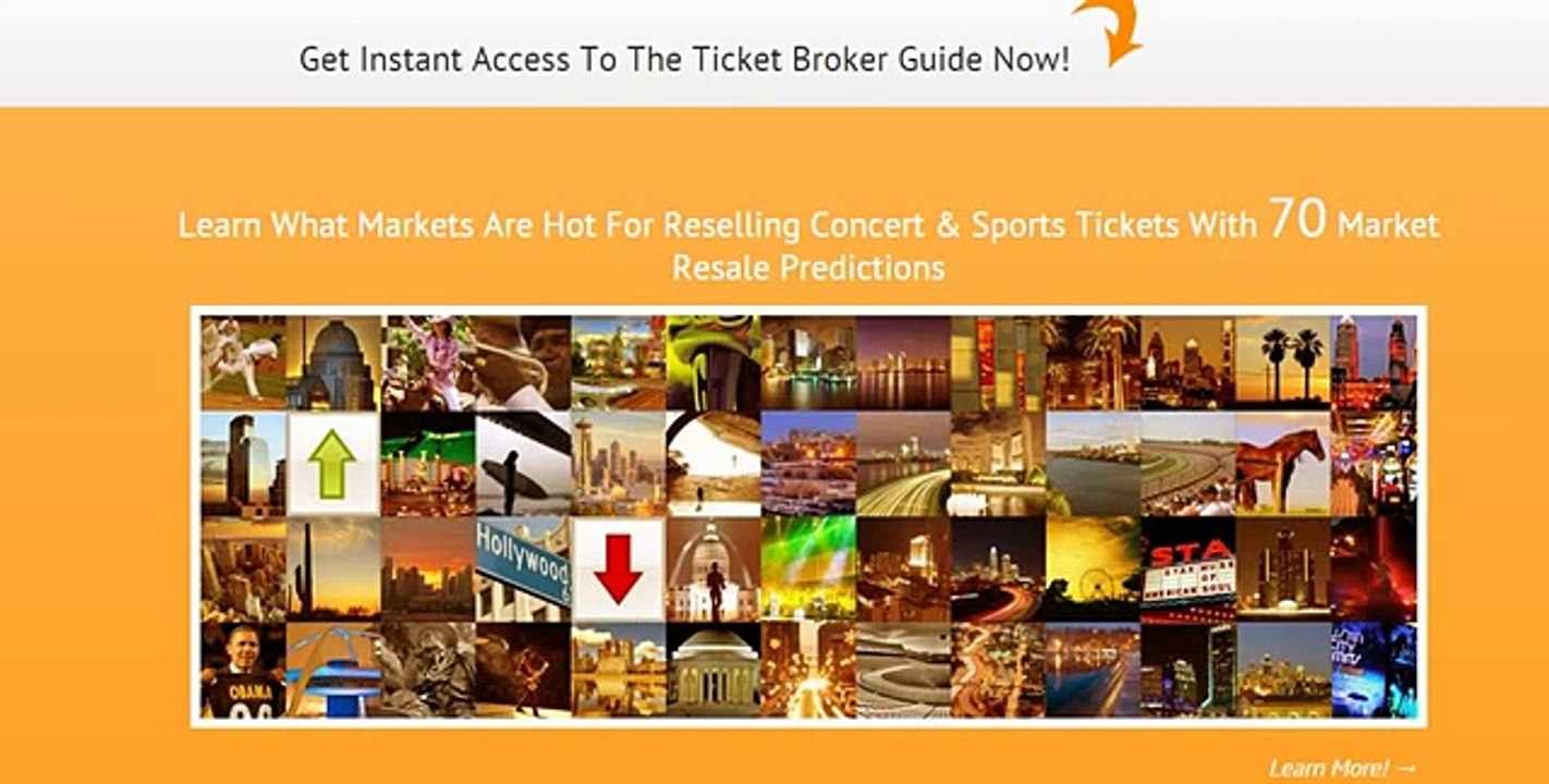 The Ticket Broker Guide | How To Make Big Profits As A Part-time Ticket Broker