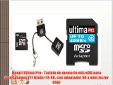 Memzi Ultima Pro - Tarjeta de memoria microSD?para smartphones ZTE Blade (16 GB con adaptador