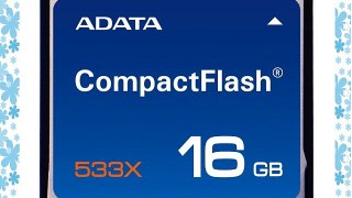 ADATA CF 16GB 533X - Tarjeta de memoria (16 GB CompactFlash (CF) 80 MB/s Azul RoHS 0 - 70 ?C)