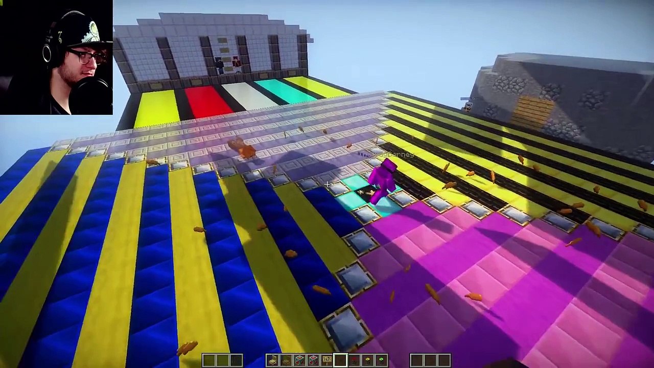 Minecraft Mini-Game _ DO NOT LAUGH! (MAX THE CORNDOG & THE SUICIDE SQUAD!) w_ Facecam