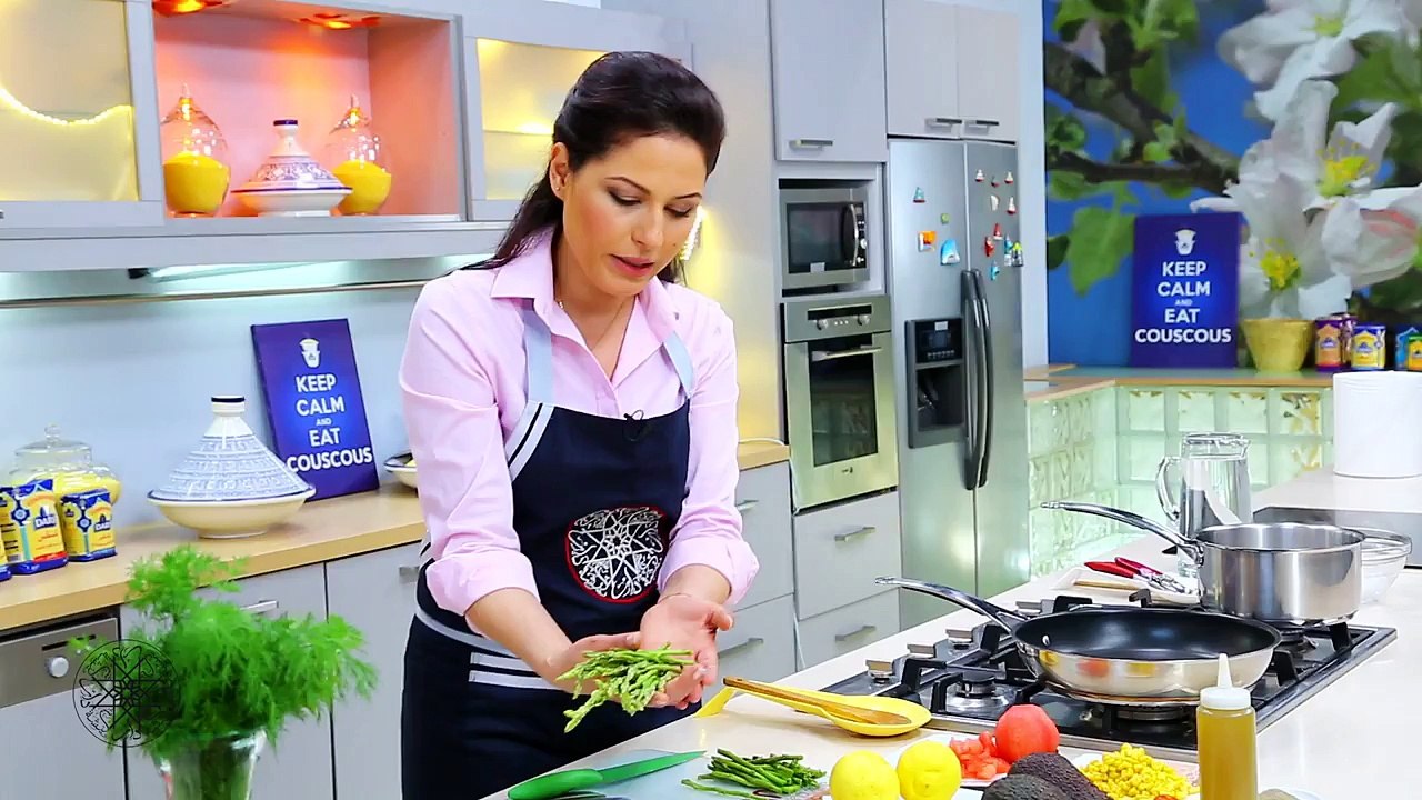 وصفة سلطة الكسكس بالجمبري