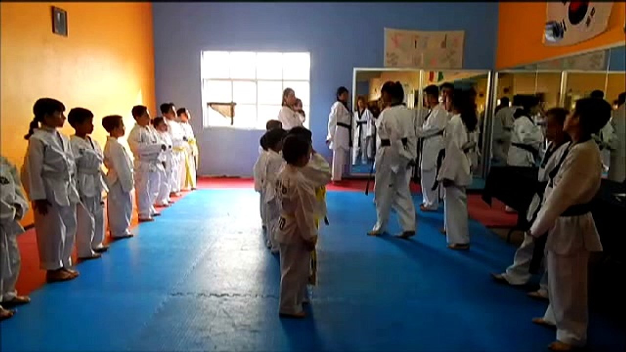Taekwondo en la Guarida del Deporte -La Maestra Blanca Luna nos visitó con sus alumnos-
