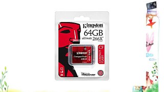 Kingston CF/64GB-U2 -  Tarjeta de memoria CompactFlash Ultimate 266x - 64 GB