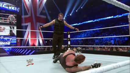 The Undertaker feels the brutal wrath of The Shield_ SmackDown, April 26, 2013