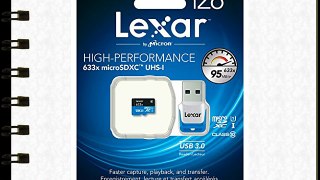 Lexar LSDMI128B1EU633R - Tarjeta MicroSD128 GB 633X   Lector 3.0