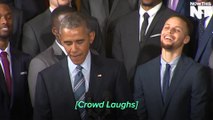 President Obama Geeks Out Over The Golden State Warriors