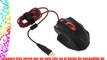 Patuoxun Rat?n Programable con USB Cable para Gaming 400/800/1600/3200/4000 DPI 5 LED 11 Botones