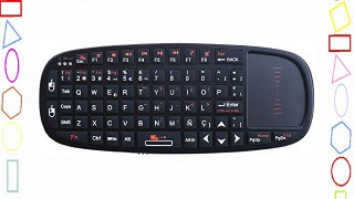 Rii Mini i10 teclado inal?mbrico con rat?n t?ctil - compatible con android windows linux y