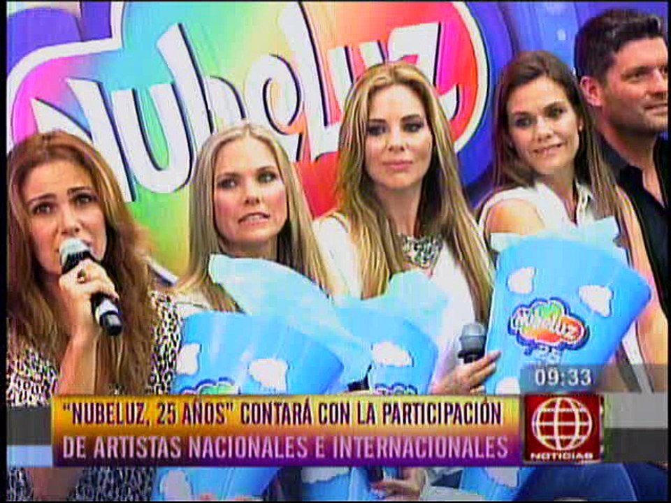 Nubeluz 25 años contara con la participacion de artistas nacionales e Internacionales