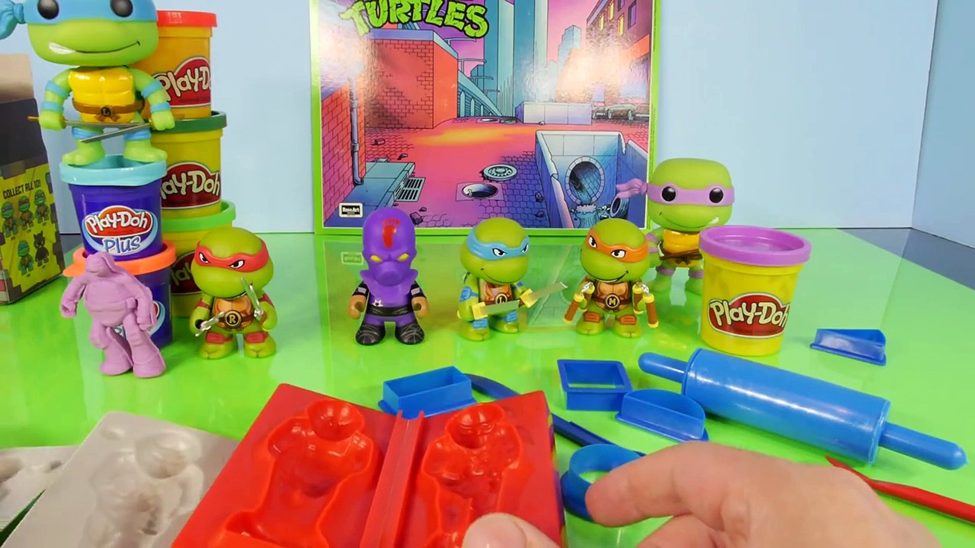 teenage mutant ninja turtle play doh set