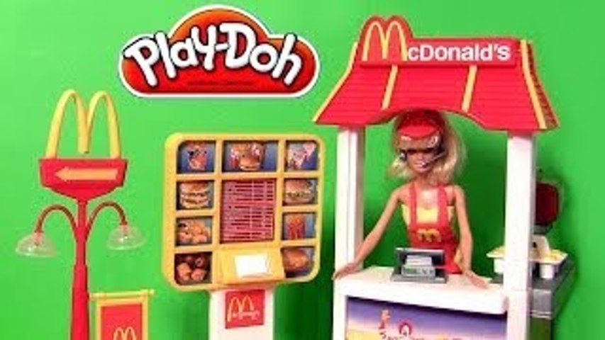 barbie mcdonalds restaurant playset
