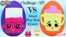SHOPKINS CHALLENGE #10 - Giant Play Doh Surprise Eggs | Shopkins Baskets -  Awesome Toys TV