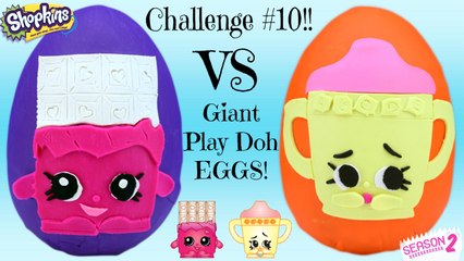 Download Video: SHOPKINS CHALLENGE #10 - Giant Play Doh Surprise Eggs | Shopkins Baskets -  Awesome Toys TV