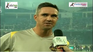 Interview with Kevin Pietersen at PSL