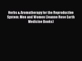 Herbs & Aromatherapy for the Reproductive System: Men and Women (Jeanne Rose Earth Medicine